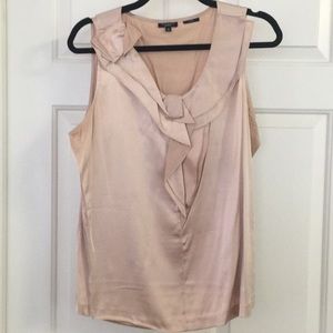 Silk and spandex blouse